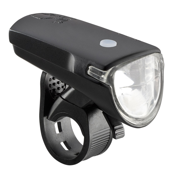 Axa led lamp voorlicht greenline usb oplaadbaar Zwart HM Fietsen