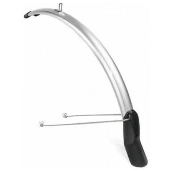 Eurofender spatbord voor scatto 28" 51mm smoke Zwart